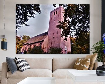 Kerk aan zee sur David van Coowijk