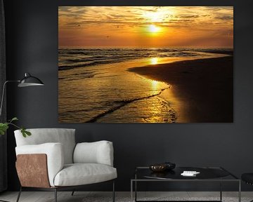 Zee, zon en strand van Dirk van Egmond