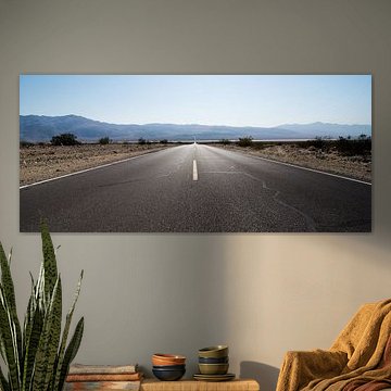 The road ahead is empty