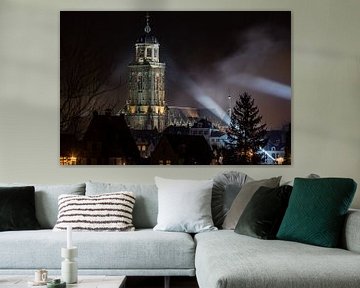 Deventer toren in de spotlights