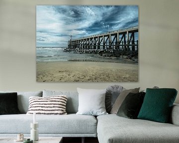 Pier Blankenberge, België van Art By Dominic