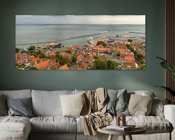 Isle of Terschelling village and harbour by Roel Ovinge