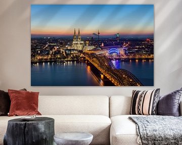 Cologne Skyline by Michael Valjak