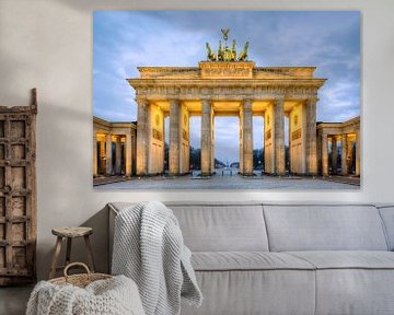 Brandenburg Gate in Berlin by Michael Valjak