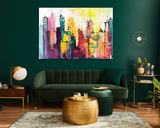 Example of the artwork in a room