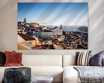 Lisbon - Skyline van Alexander Voss
