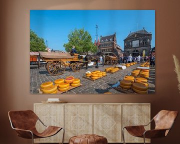 Kaasmarkt Gouda van Rinus Lasschuyt Fotografie