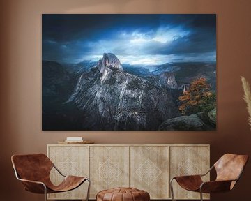 Half Dome Gewitter von Loris Photography