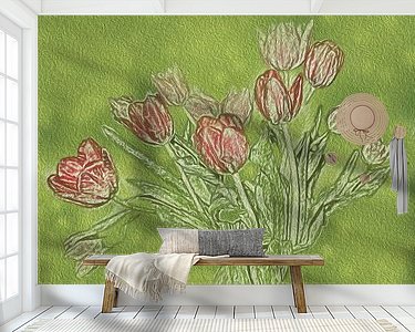 Example of the artwork in a room