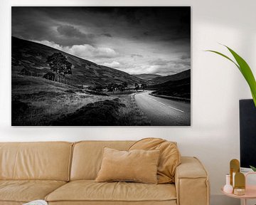 Landscape Scotland (black/white) sur Dennis Wardenburg