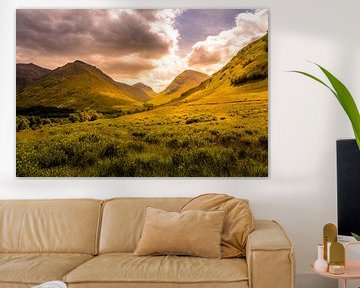Glencoe Valley, Scotland by Dennis Wardenburg