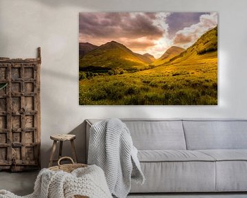 Glencoe Valley, Schotland von Dennis Wardenburg