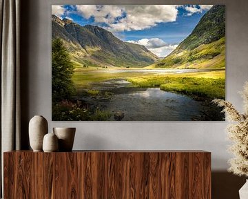 Glencoe Valley, Schottland von Dennis Wardenburg