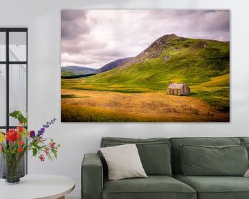 Verlaten huis Highlands (Schotland)
