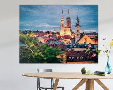 Zagreb Skyline von Alexander Voss