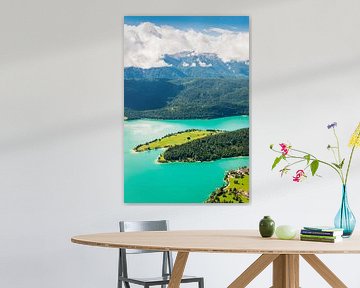 L'été au lac de Walchensee sur Martin Wasilewski