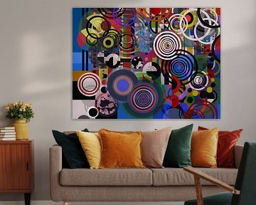 Abstract composition 129 by Angel Estevez
