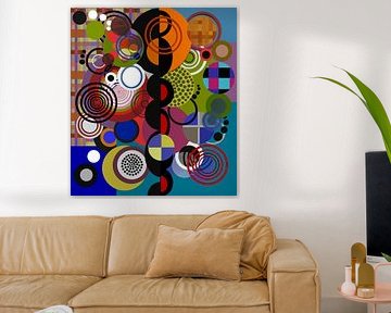 Abstract composition 137 by Angel Estevez