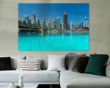 Skyline of Dubai van Ilya Korzelius