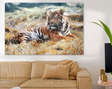 Sumatraanse tijger van Joachim G. Pinkawa