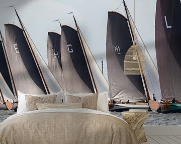 Skûtsje classic Frisian sailing Tjalk ships by Sjoerd van der Wal Photography