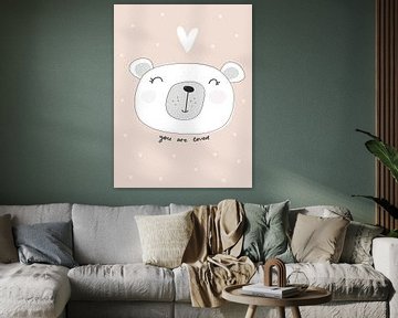 Nursery Poster, Animals Poster, Text Poster,