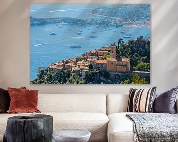 Eze in Frankrijk, dorpje aan de Côte d'Azur van Rosanne Langenberg