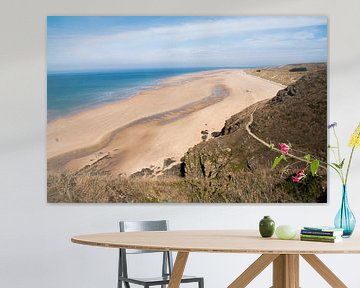 Cap Carteret, schitterend strand in Normandië in Frankrijk van Rosanne Langenberg