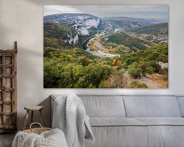 De Gorges de l'Ardeche in het zuiden van Frankrijk van Rosanne Langenberg