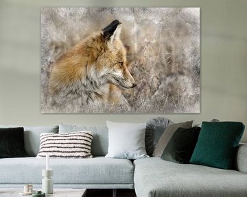 Red Fox Wall Art by Diana van Tankeren