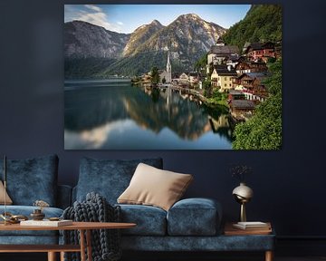 Hallstatt dans le Salzkammergut en Autriche sur Michael Valjak