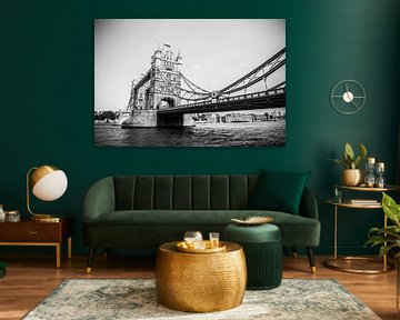 Tower Bridge in Zwart Wit von Barbara Koppe
