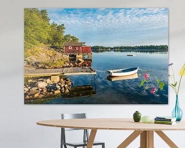 Archipelago on the Baltic Sea coast in Sweden van Rico Ködder