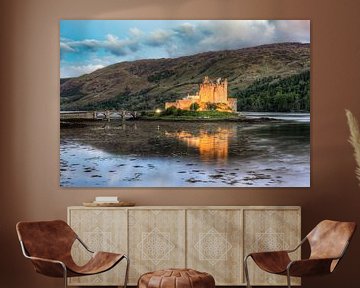 Eilean Donan Castle in the evening by Michael Valjak