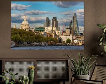 London Skyline mit St. Pauls Cathedral by AD DESIGN Photo & PhotoArt
