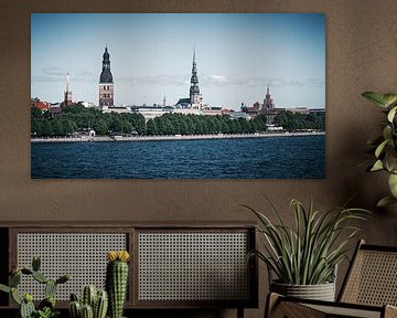 Riga - Skyline van Alexander Voss