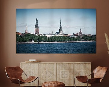 Riga - Skyline van Alexander Voss