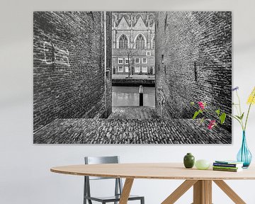 Vue de la Grande Église de Dordrecht sur Danny den Breejen