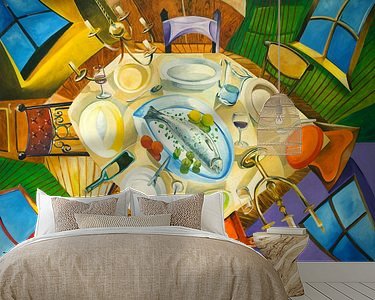 Example of the artwork in a room