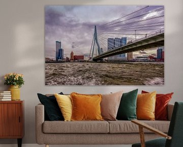 Skyline Rotterdam van Marcel Moonen @ MMC Artworks