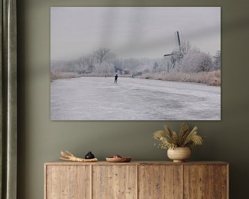 Winter scene Holland by Dirk Verwoerd