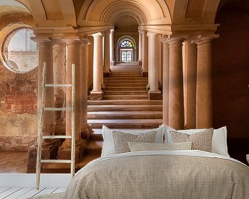 Staircase in Abandoned Villa. by Roman Robroek - Photos of Abandoned Buildings