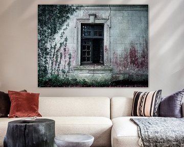 Window frame in Abandoned House