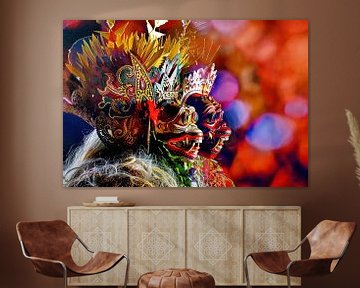 Bali Dancers Barong van Eduard Lamping