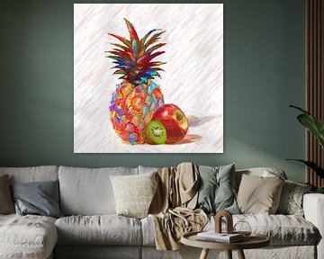 Kleurrijke ananas met appel van Marion Tenbergen