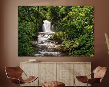 Waterfall in Geroldsau by Michael Valjak