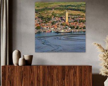 Village West with port on Terschelling (1:1) by Roel Ovinge