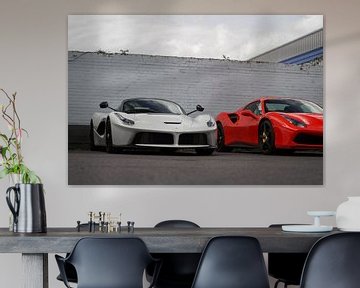 Ferrari's ter waarde van 2 miljoen! van Joost Prins Photograhy