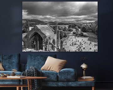 Melrose Abbey en omgeving van Floris van Woudenberg