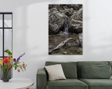 Lange sluitertijd waterval in de Ardennen van Sasja van der Grinten